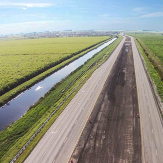 Interstate Median Clearing